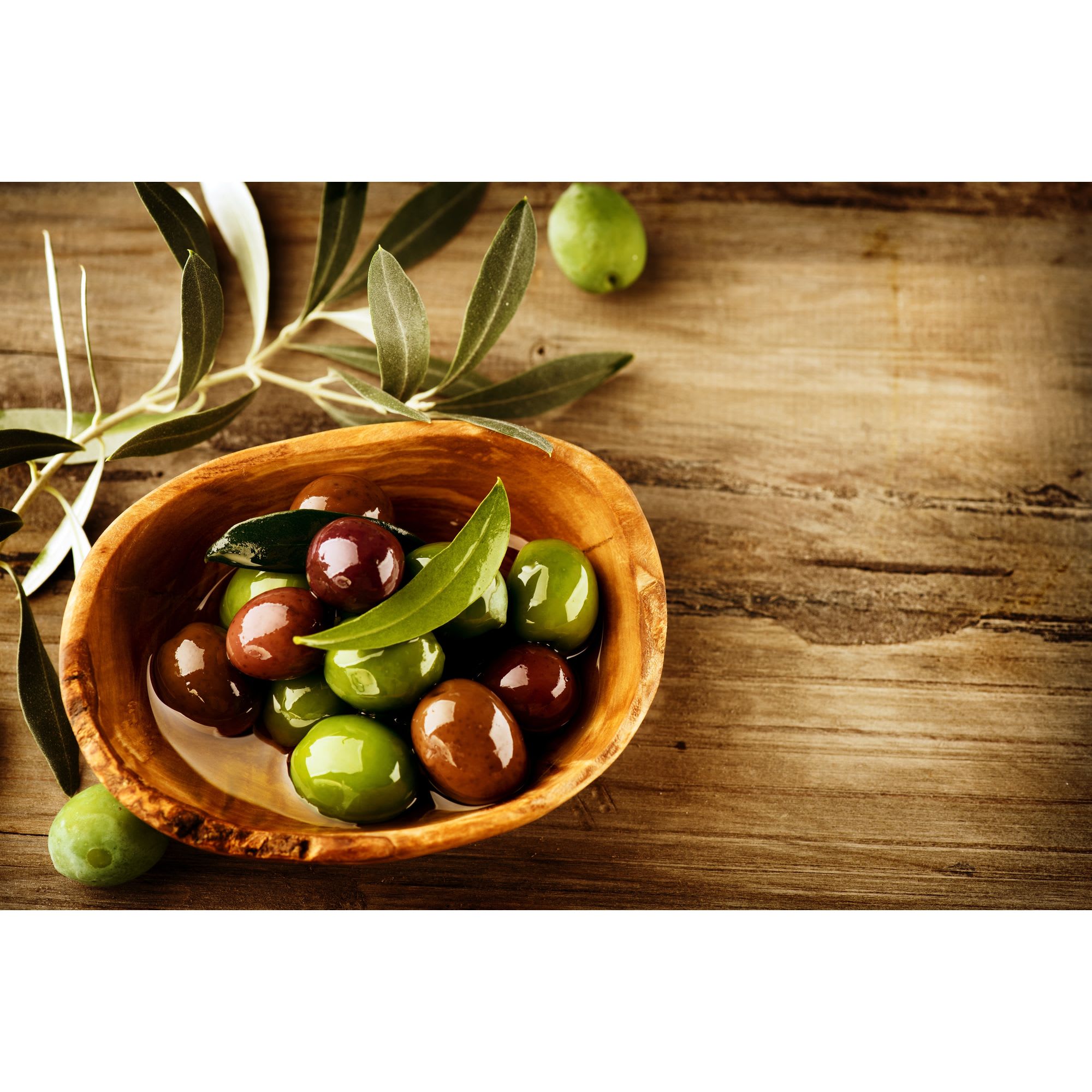 17979729 Картина на холсте «Оливки-маслины» 50х40 см Santreyd 