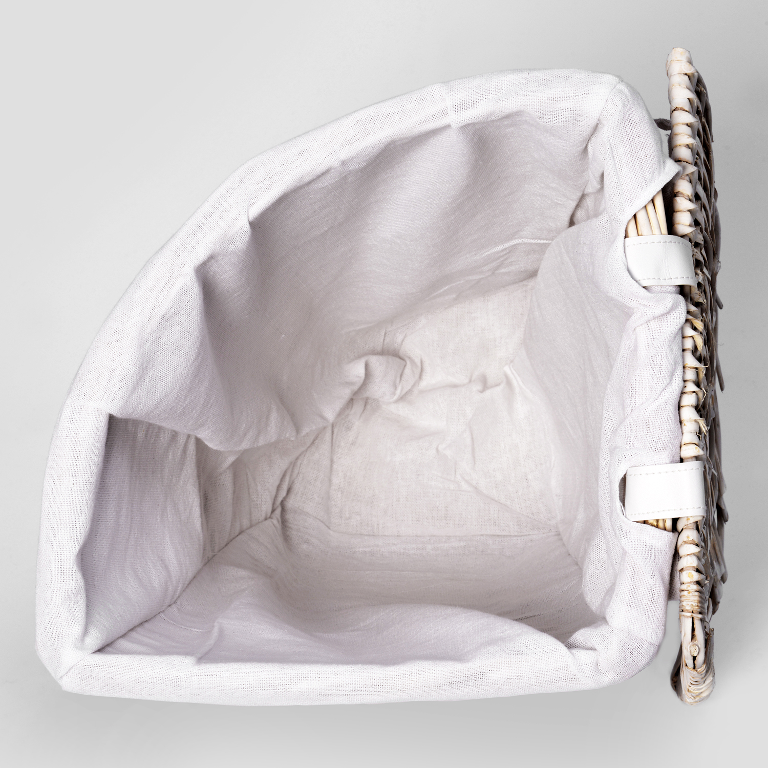 WB-560-L Vils Плетеная корзина для белья с крышкой WasserKRAFT  - Вид №5