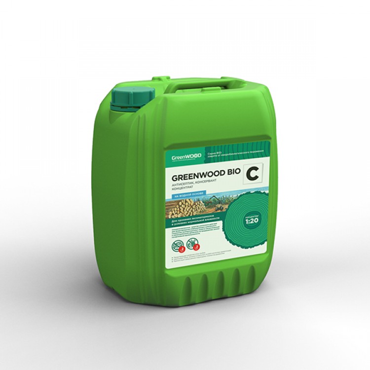 GWВ-СK/10 GreenLAB GREENWOOD BIO C Концентрат 1:20, 10 л, Антисептик, концентрат 
