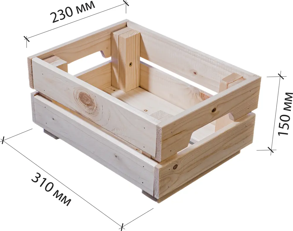 Santreyd Деревянный ящик для организации пространства 31×23×15 см 87887402