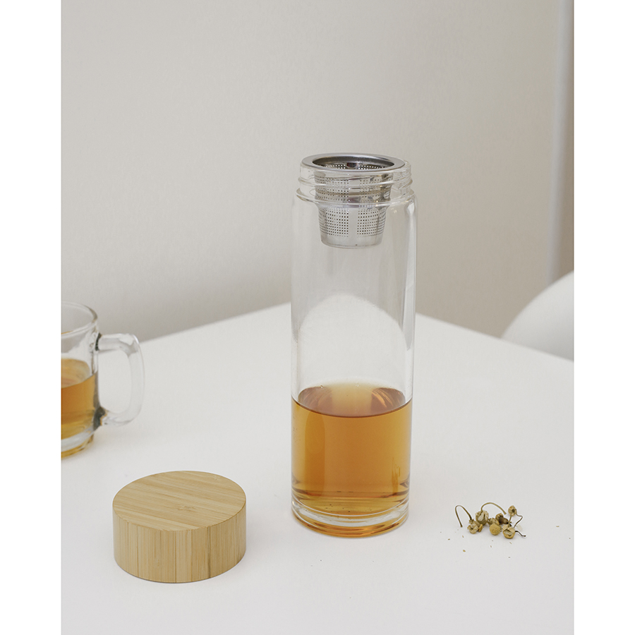 GL15_KL Бутылка с ситечком zen Kikkerland  - Вид №4