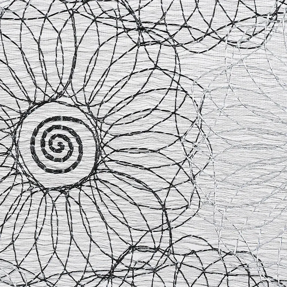 Тюль на ленте «Одуванчик», 150х270 см, орнамент, цвет серый ТОРГОВЫЙ ДОМ ТЕКСТИЛЬ STLM-2004762 - Вид №3