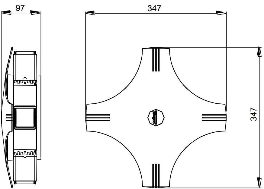 Cariboni group Светодиодный уличный настенный светильник Led lite sun-id-1355491 - Вид №2