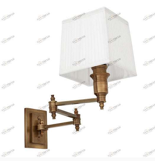 Бра Lexington Swing от Eichholtz белый/бронза 108931 EICHHOLTZ ПОД СТАРИНУ 059734 Белый;золото 