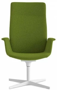 Lapalma Откидывающееся офисное кресло из ткани с 4 спицами и подголовником Uno