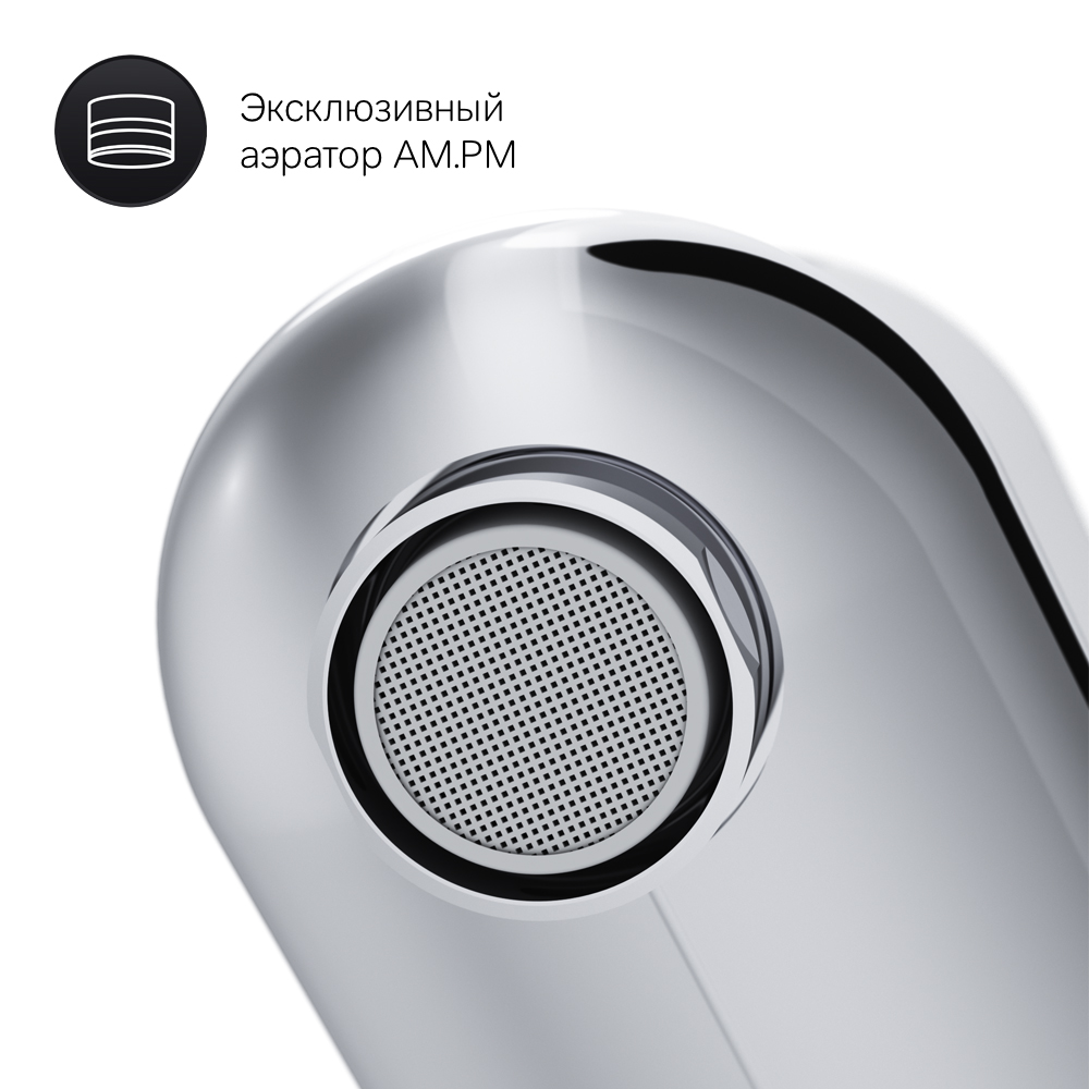 F85C02100 смеситель для умывальника хром шт AM.PM Sunny - Вид №6