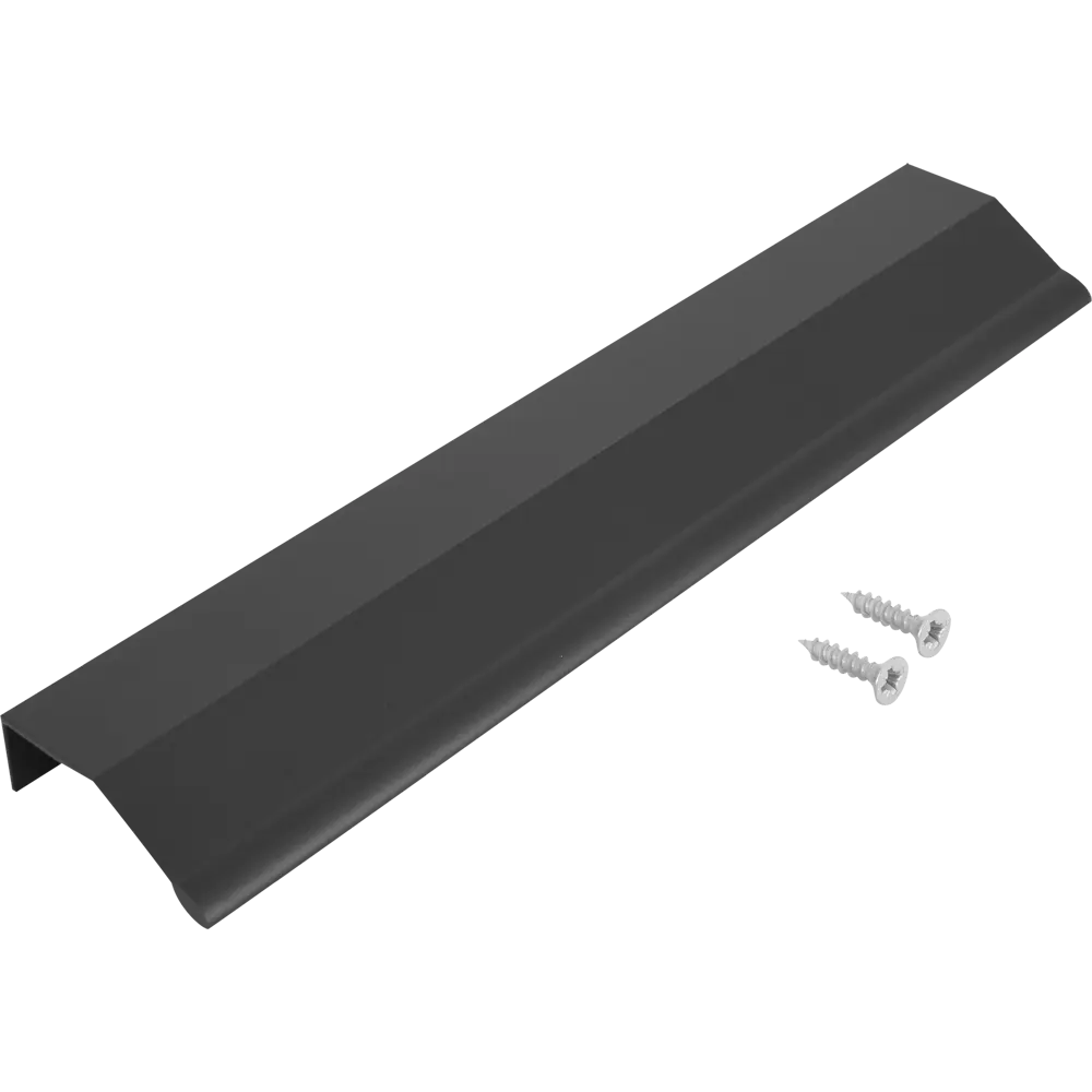 Мебельная ручка-профиль черная 220 мм Jet STLM-2146861 - Вид №2