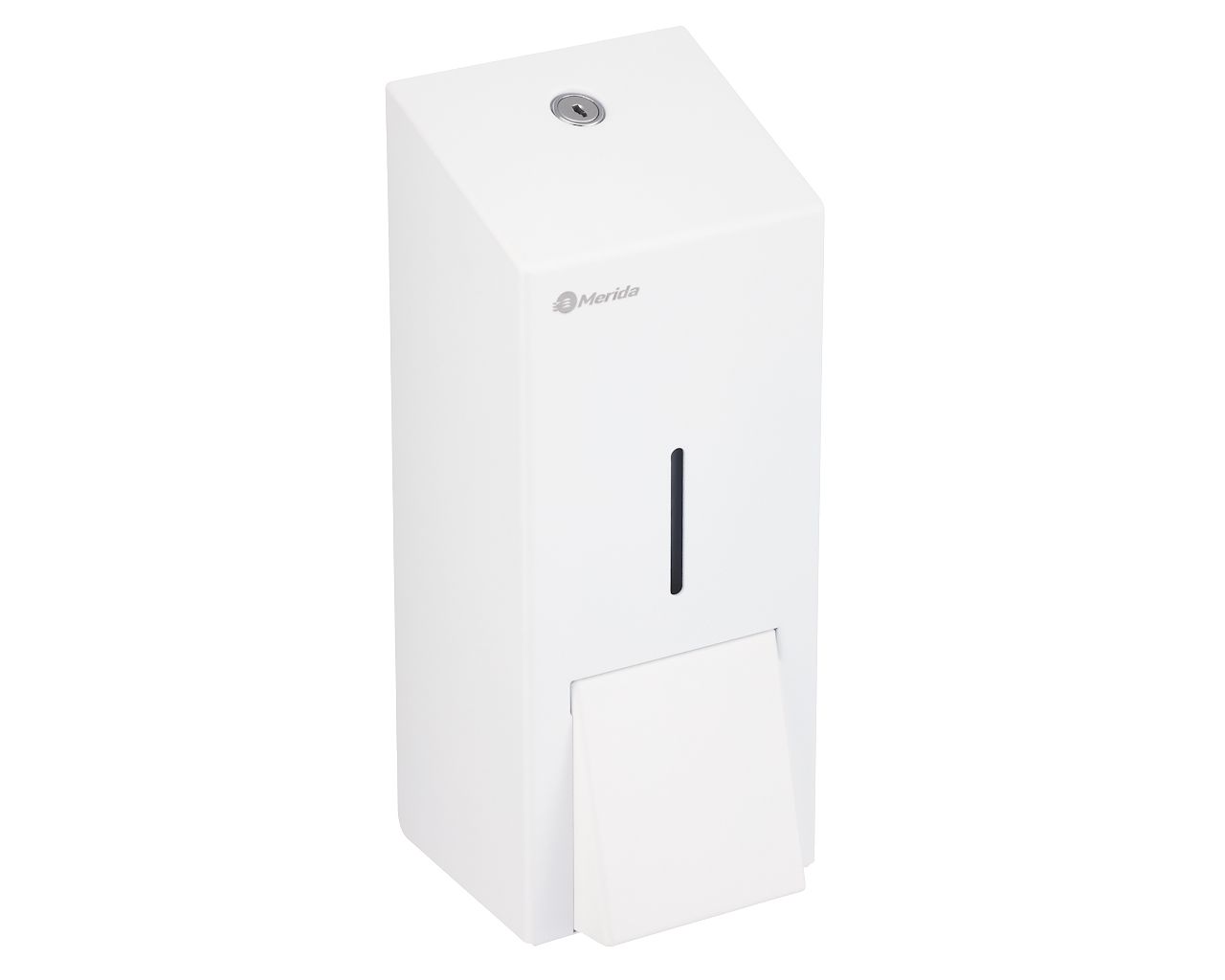 DSB107 Дозатор жидкого мыла STELLA WHITE LINE MAXI, емкость бака 800 мл, белый Merida  - Вид №5