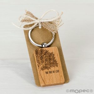 MWA10 Деревянный брелок 'древо жизни' Dekoraniaevents Bodas