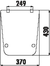 KC0603.01.0000E Крышка дуропласт с микролифтом BUII Creavit  - Вид №2