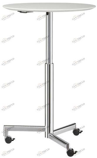 Brunner Круглый регулируемый по высоте стол с колесами Torino sun-id-1384407