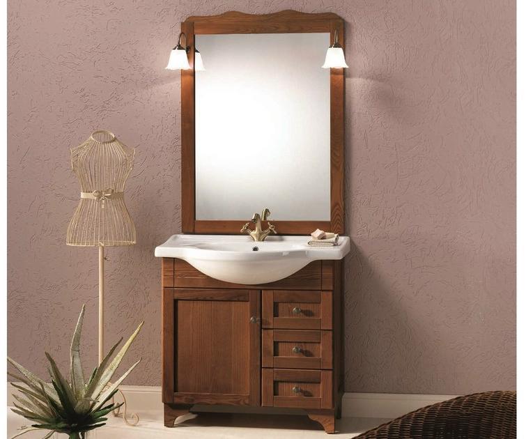 Mobiltesino Тумба под умывальник с зеркальными дверцами Natura Nt 62 - Вид №1