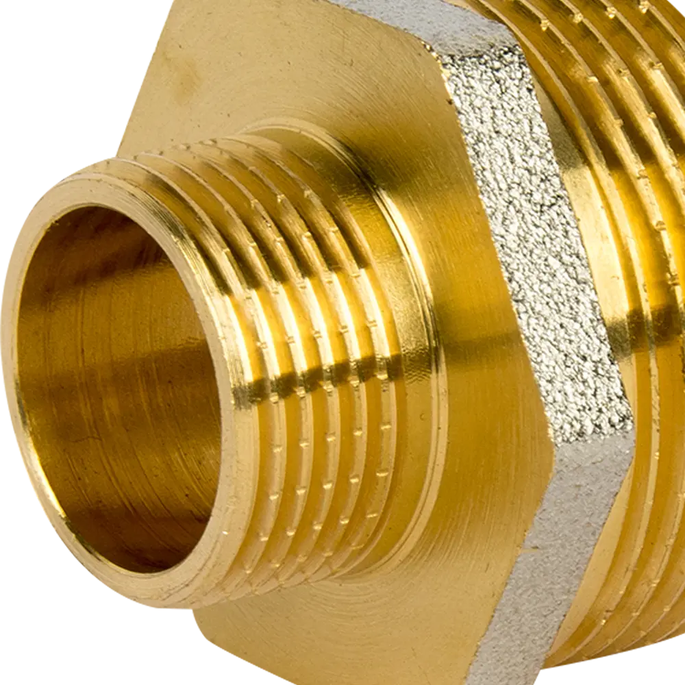 Ниппель переходной 1 1/4"x3/4" НР мм никелированная латунь 027-8976 Santreyd STLM-2168794 - Вид №2