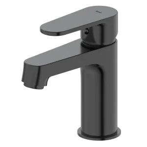IDDIS Kink — однорычажный смеситель для раковины в матовом черном цвете 89346391