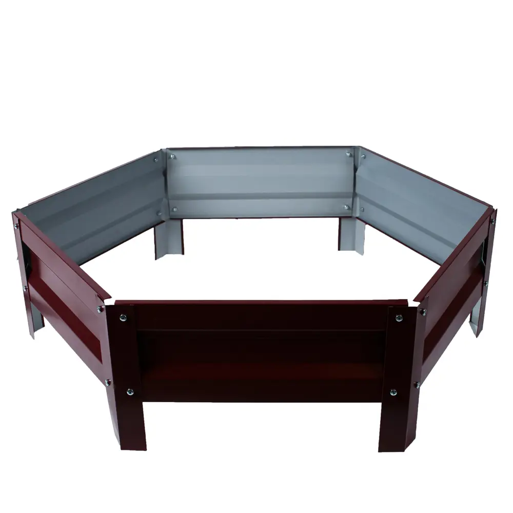 Клумба одноярусная ø80  h20 см сталь серый Santreyd STLM-2069799