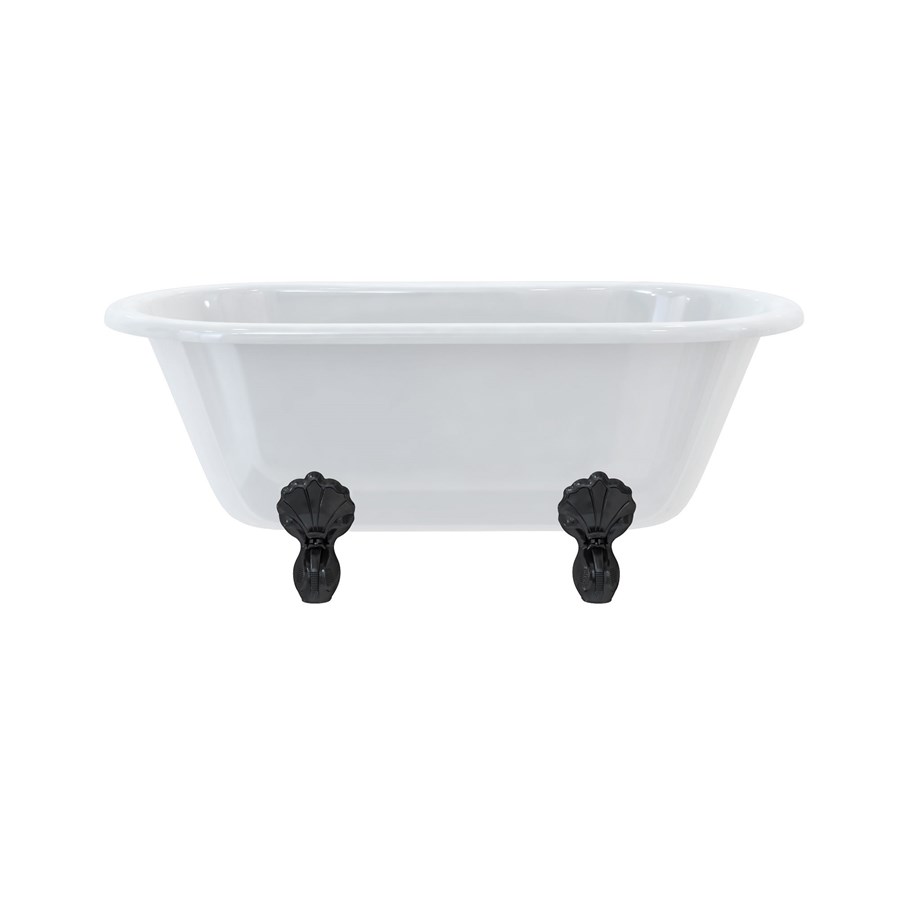 Burlington Двухсторонняя ванна Windsor 150 см с роскошными ножками с ножками Luxury Claw в белом цвете E4 L1W  - Вид №2