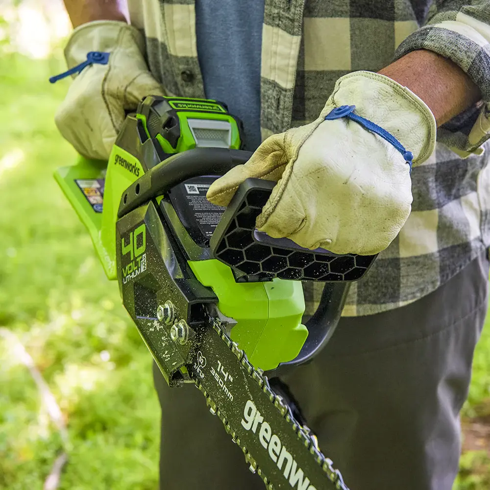 Аккумуляторная пила Greenworks 40V с шиной 35 см - компактная мощность для сада и леса 86837016 STLM-0071914 - Вид №13