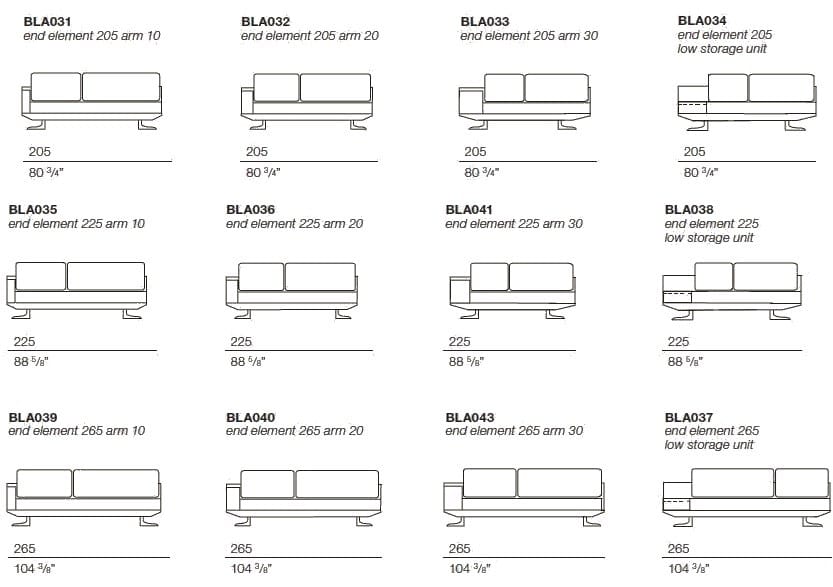 Угловой диван из ткани с полуостровом BODEMA Блейк ARCH-00066093 - Вид №5