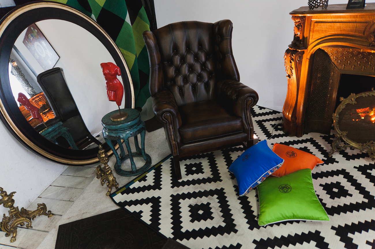 Табурет Юань- дэн Синий ДОМАШНЯЯ ОБСТАНОВКА CHINA 017397 Синий Santreyd  - Вид №5