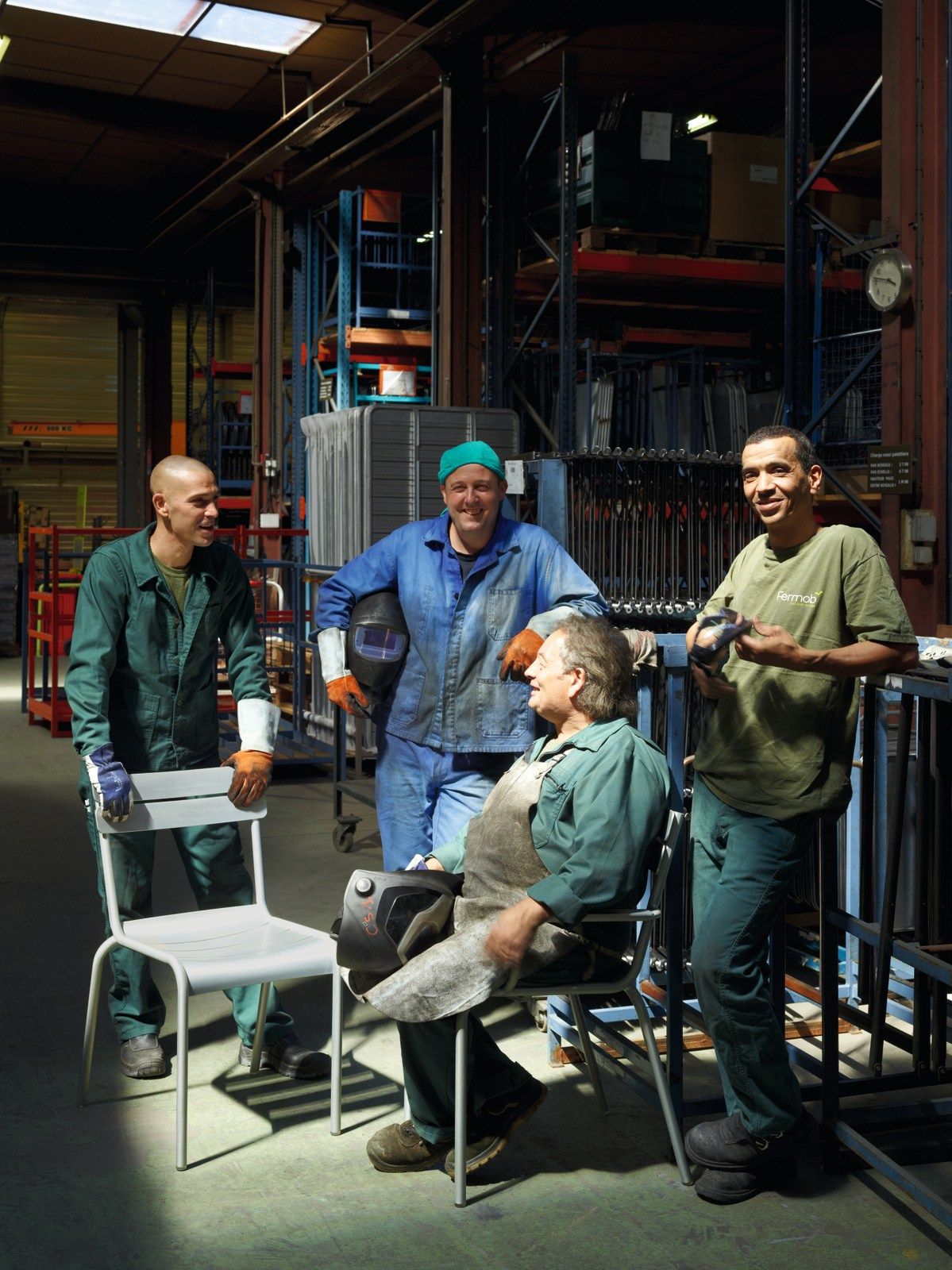 Алюминиевый штабелируемый садовый стул с подлокотниками Fermob Luxembourg ARCH-00123165 - Вид №11