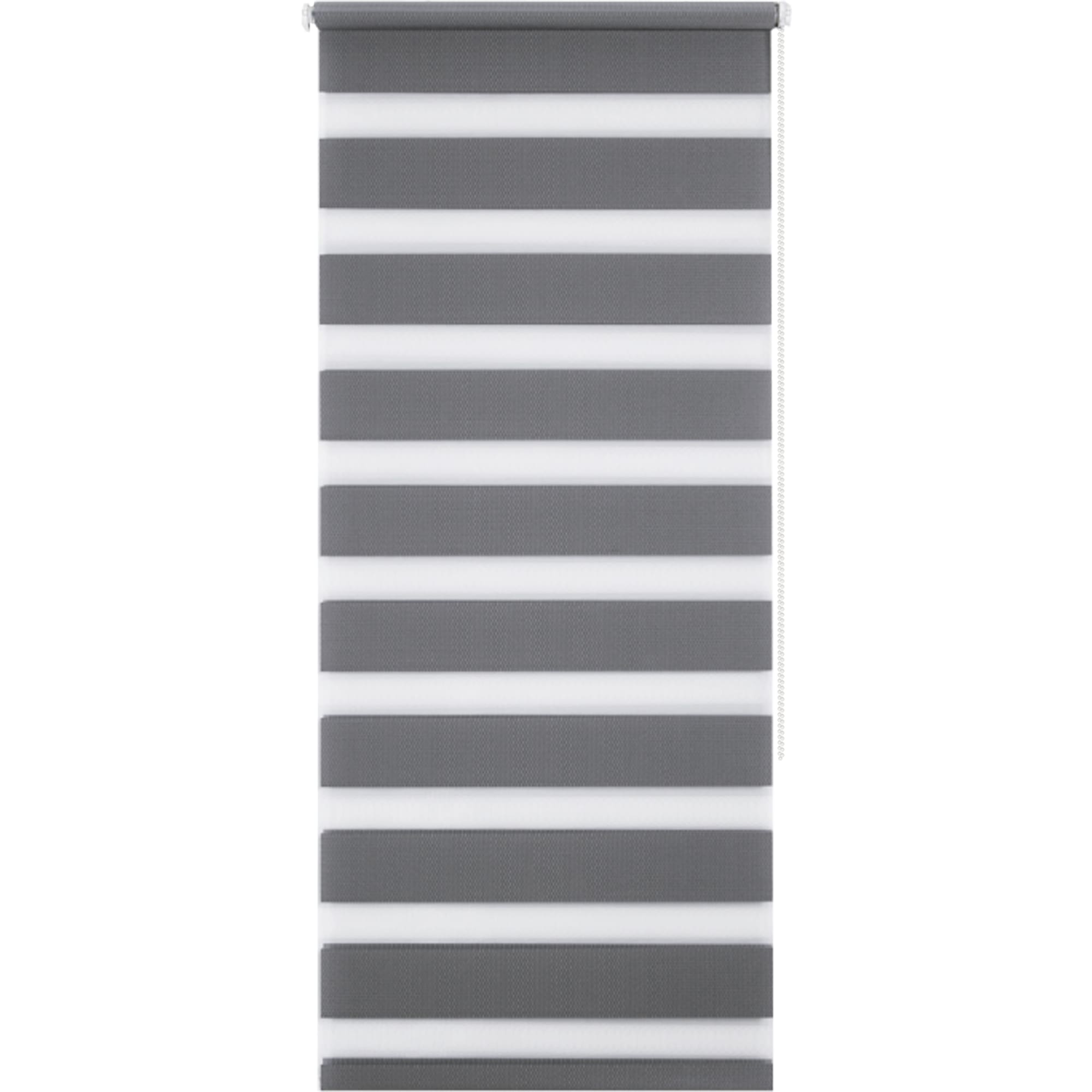 82614442 Штора рулонная день-ночь Miamoza Silver 50x160 см, цвет серый Santreyd 