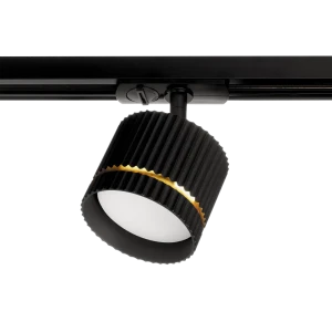 Трековый спот Wolta — черный акцентный светильник для интерьера 89436505