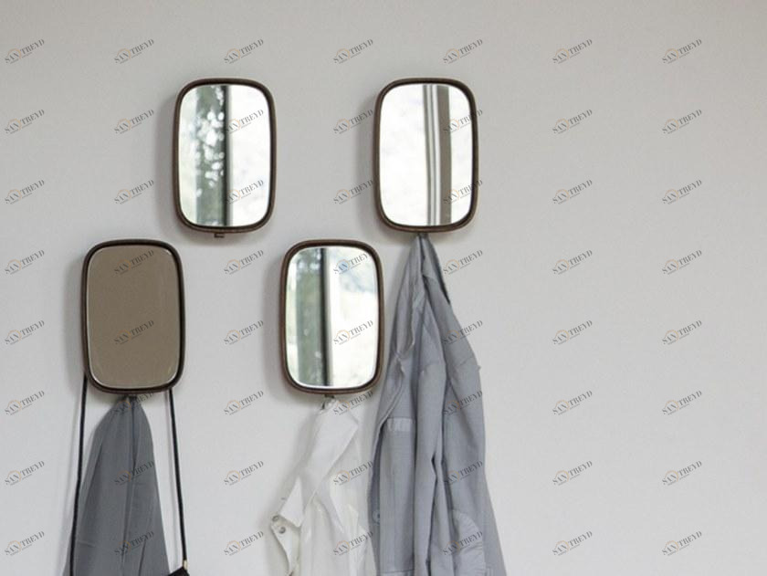 Porada Зеркало в оправе из орехового дерева Iron sun-id-1379437