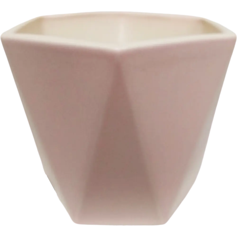 Кактусник 9x10x9 см v0.49 л керамика розовый Santreyd STLM-2155316 - Вид №1