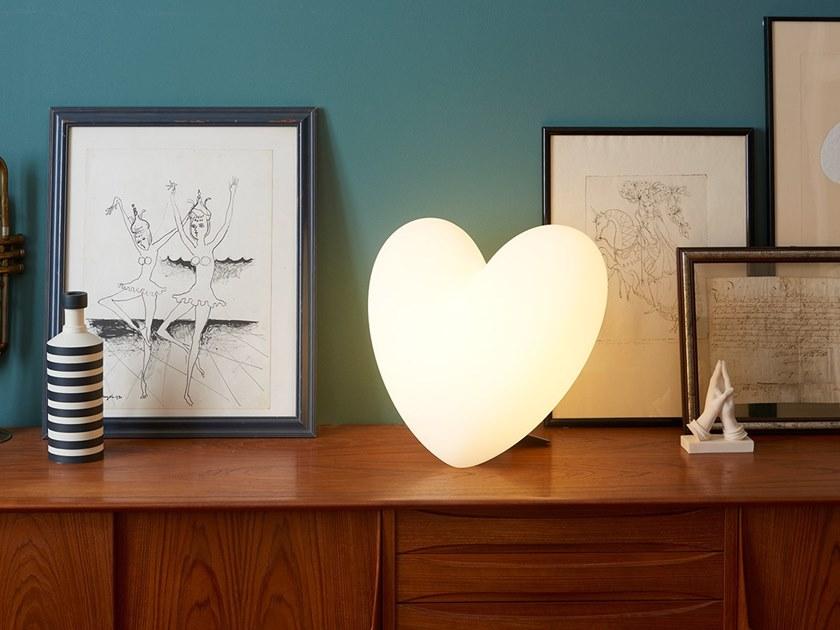 SLIDE Настольная лампа из полиэтилена Love sun-id-1516045 - Вид №1