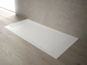 DISENIA Прямоугольный встраиваемый душевой поддон из индивидуального материала technogel® Linea