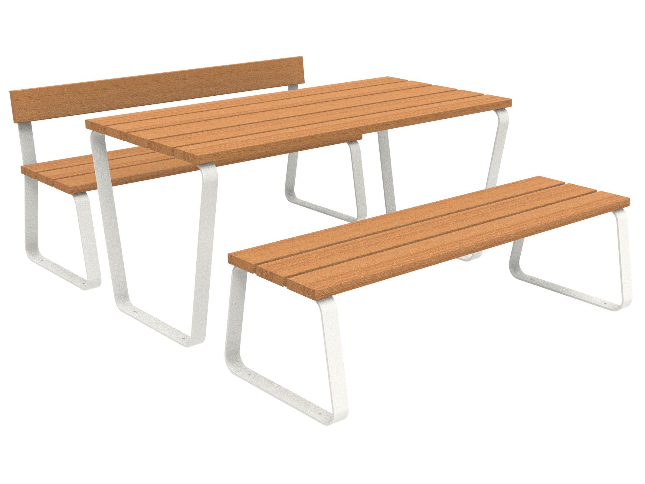 Стол для пикника со встроенными скамейками Lazzari Sunny ARCH-00041799 - Вид №19