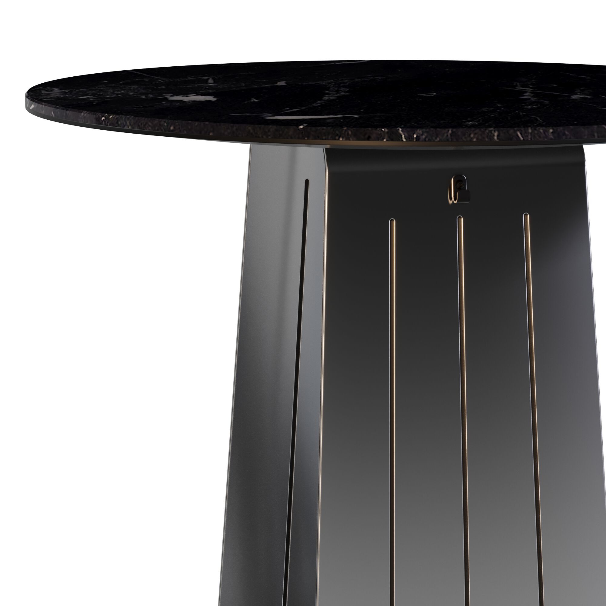 Высокий круглый садовый стол с мраморной столешницей Myface Orizon ARCH-00064714 - Вид №4