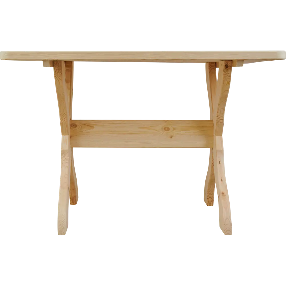 Стол садовый прямоугольный 150x80x80 см сосна натуральный Santreyd нет STLM-2174847 - Вид №1