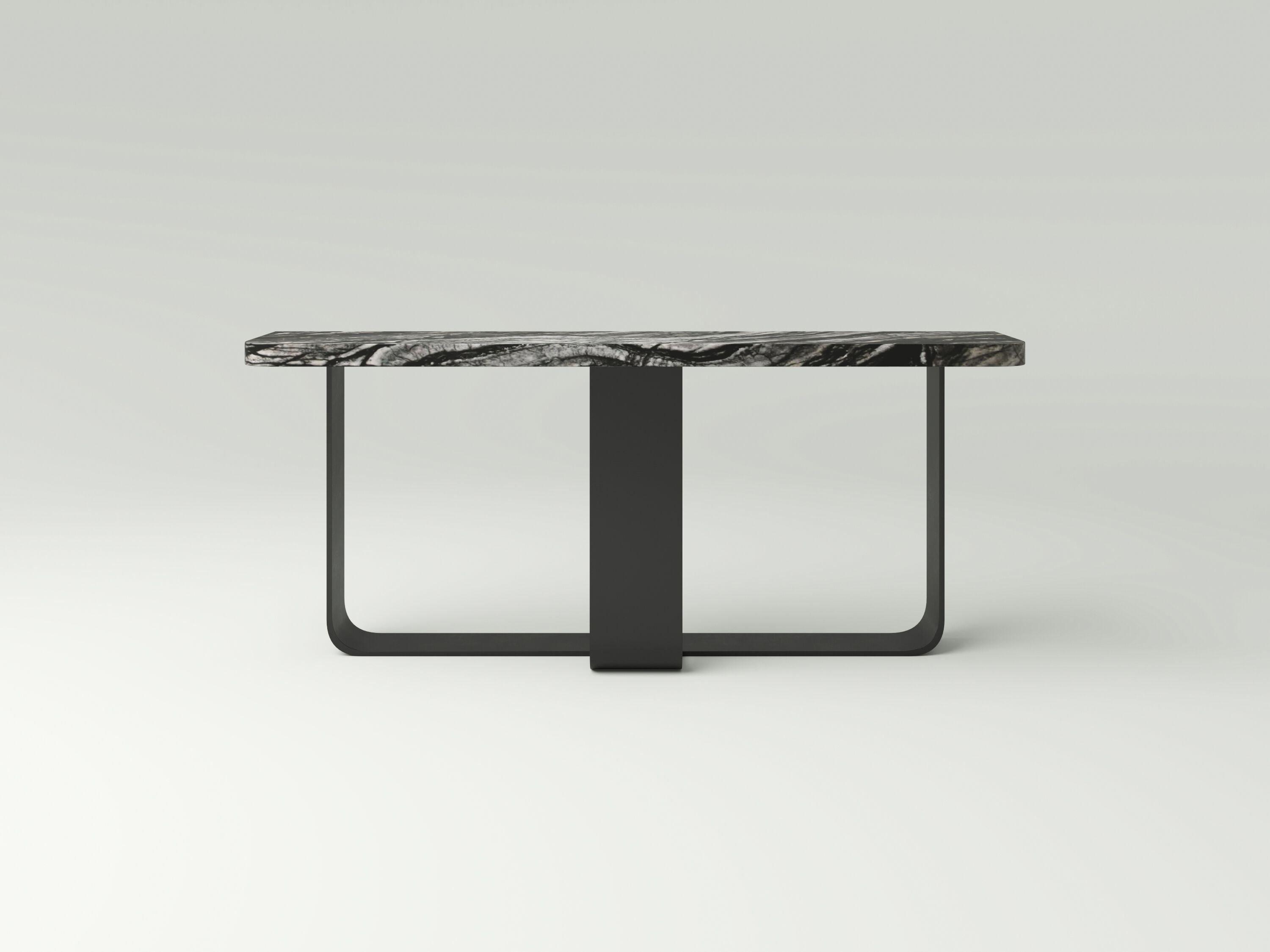 Дубовая консоль с каменным верхом NITZAN HOME OMA ARCH-00149055