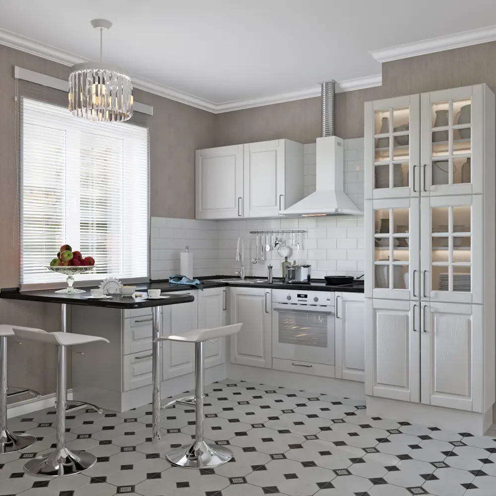 Дверь для шкафа Delinia «Леда белая» 30x70 см, МДФ, цвет белый STLM-2016989 - Вид №2