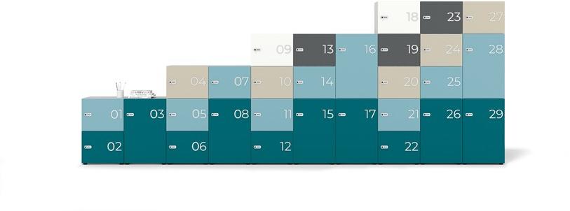 Bralco Офисный шкаф из дуба с распашными дверцами с замком Aba sun-id-1424056 - Вид №7