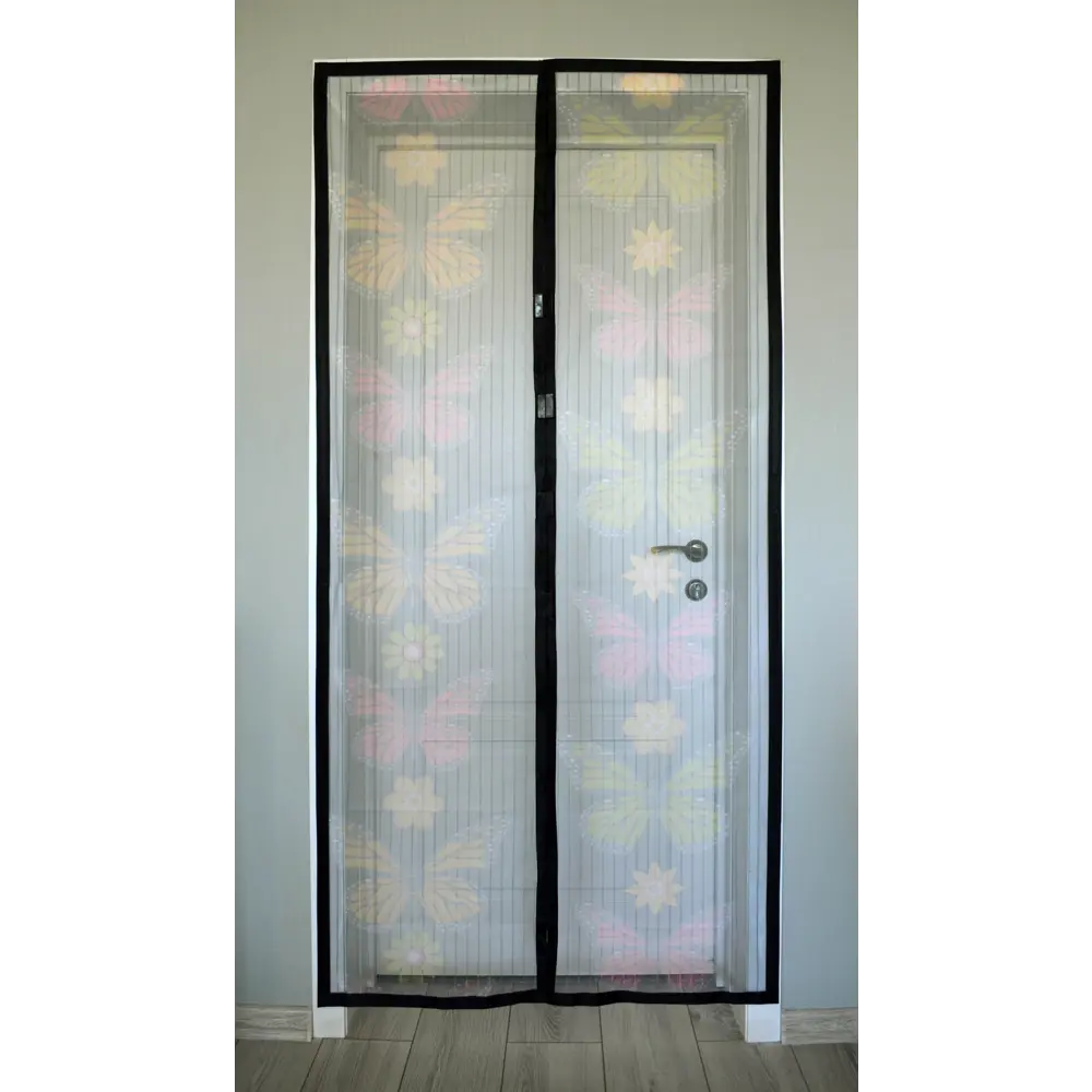 Штора защитная с магнитами для двери 95x200 см цвет мультиколор Santreyd STLM-2155806 - Вид №5