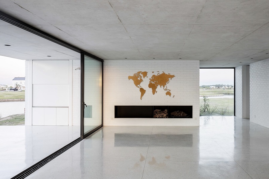 18-22 Карта мира wall decoration 180х108cm коричневая Mimi  - Вид №1