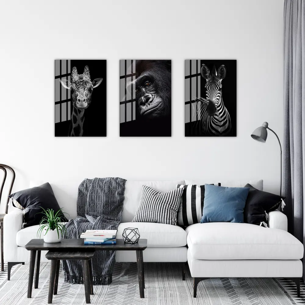 Картина на стекле «Зебра» 40x60 см 82977341 STLM-2170717 ARTABOSKO  - Вид №5
