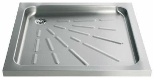 Saniline Поддон квадратный нескользящий из нержавеющей стали