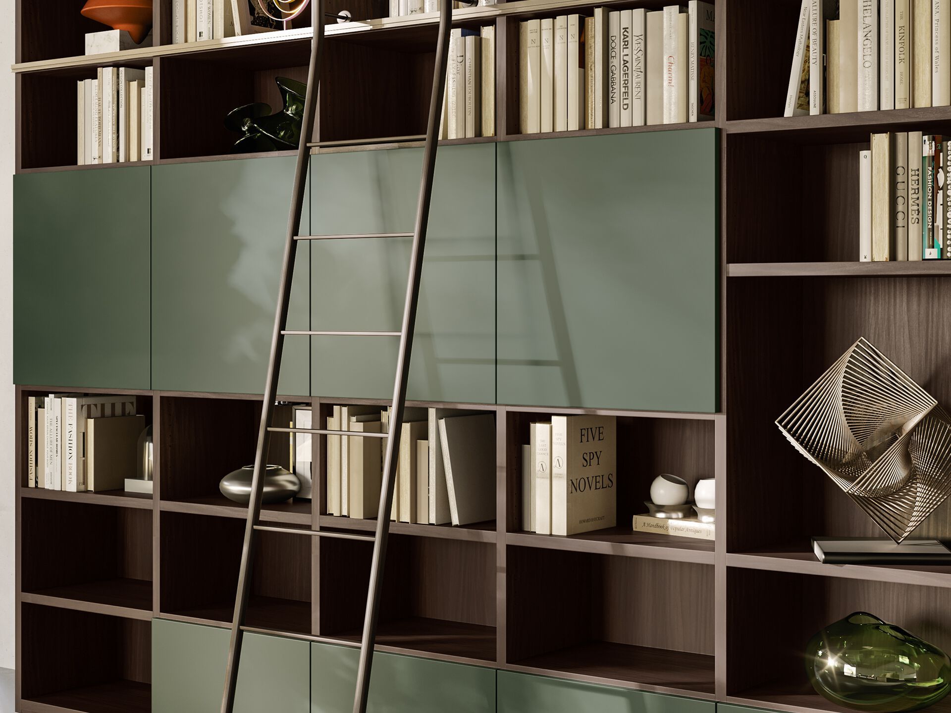 Оборудованная стена / книжный шкаф Giessegi день за днем ARCH-00055853 - Вид №2