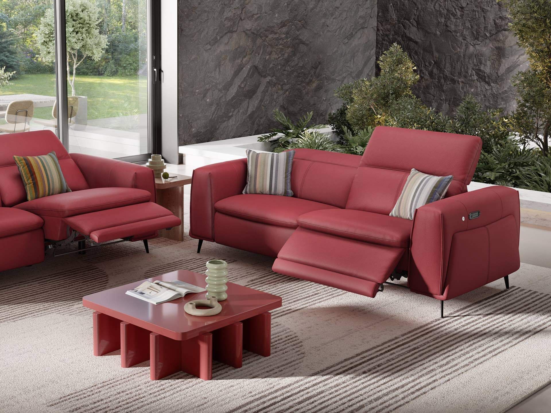 2-местный кожаный диван Sofanella Belluno ARCH-00115856 - Вид №4