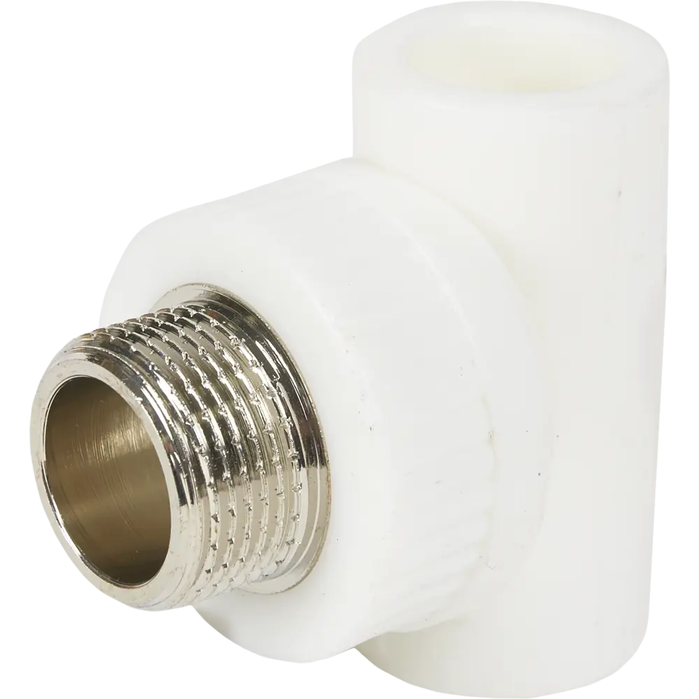 Тройник комбинированный РВК 20x3/4"x20 мм НР полипропилен 20804 STLM-2135191