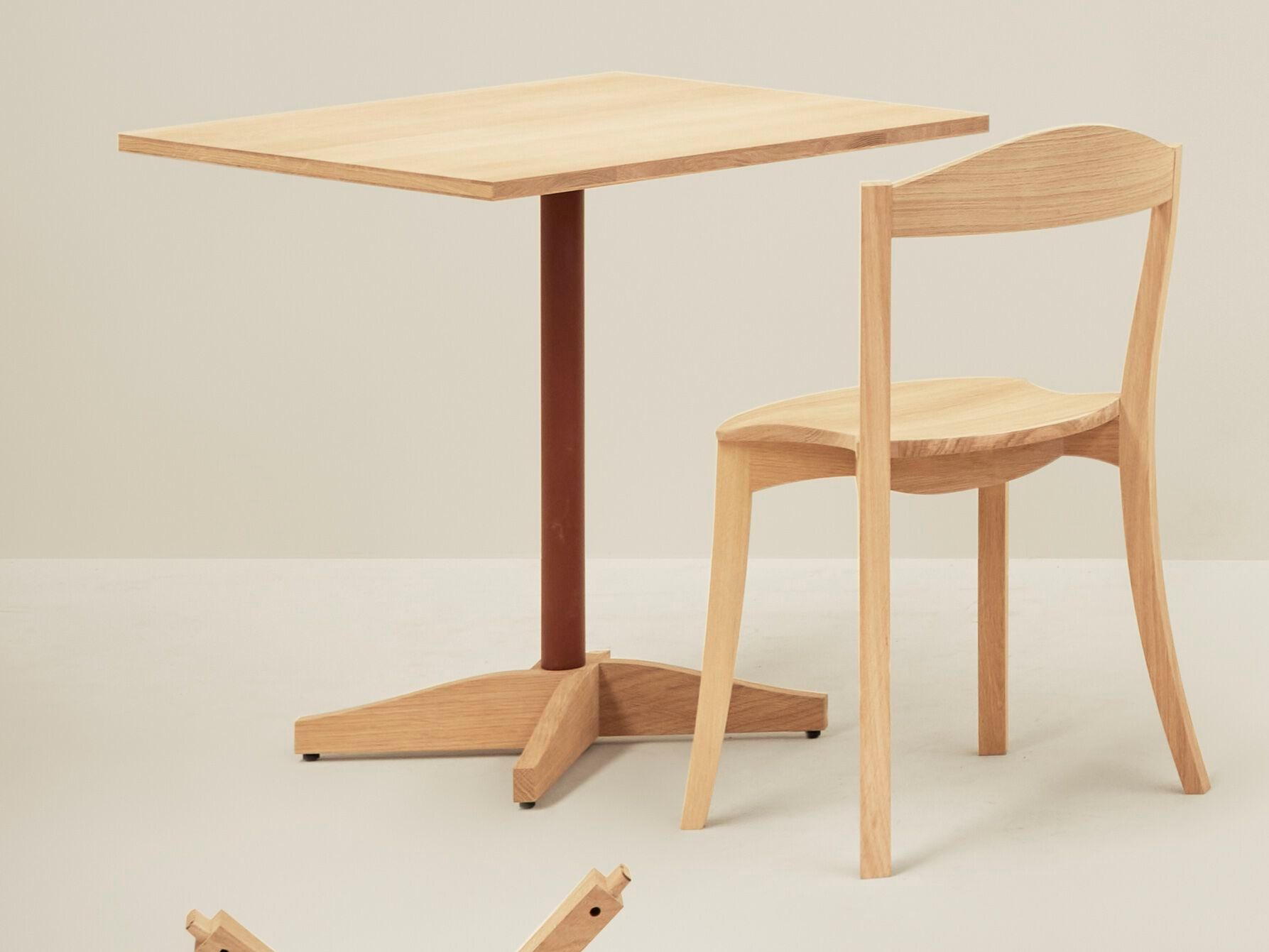 Квадратный дубовый стол ALKI Bibolina ARCH-00096904