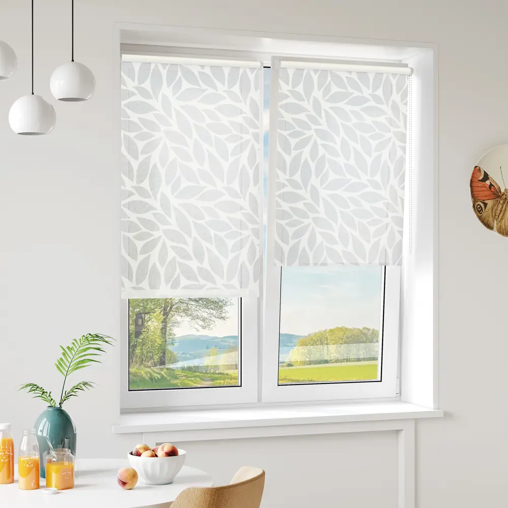 Штора рулонная Генуя 120x160 см белая MIAMOZA STLM-2122285 - Вид №2