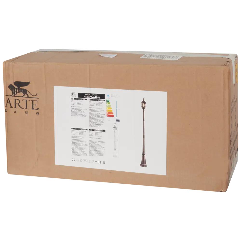 Столб уличный Atlant 226 см Arte Lamp STLM-2135493 - Вид №5