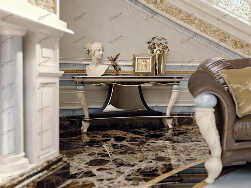 Turri Лакированная прямоугольная деревянная консоль Prestige sun-id-1346513