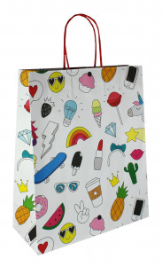 487480 Пакет подарочный "Веселый"