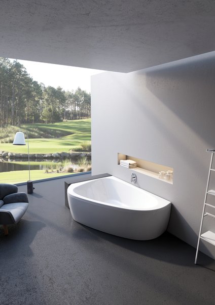 Ванна LOVE STORY II L белая Ravak C751000000 - Вид №4