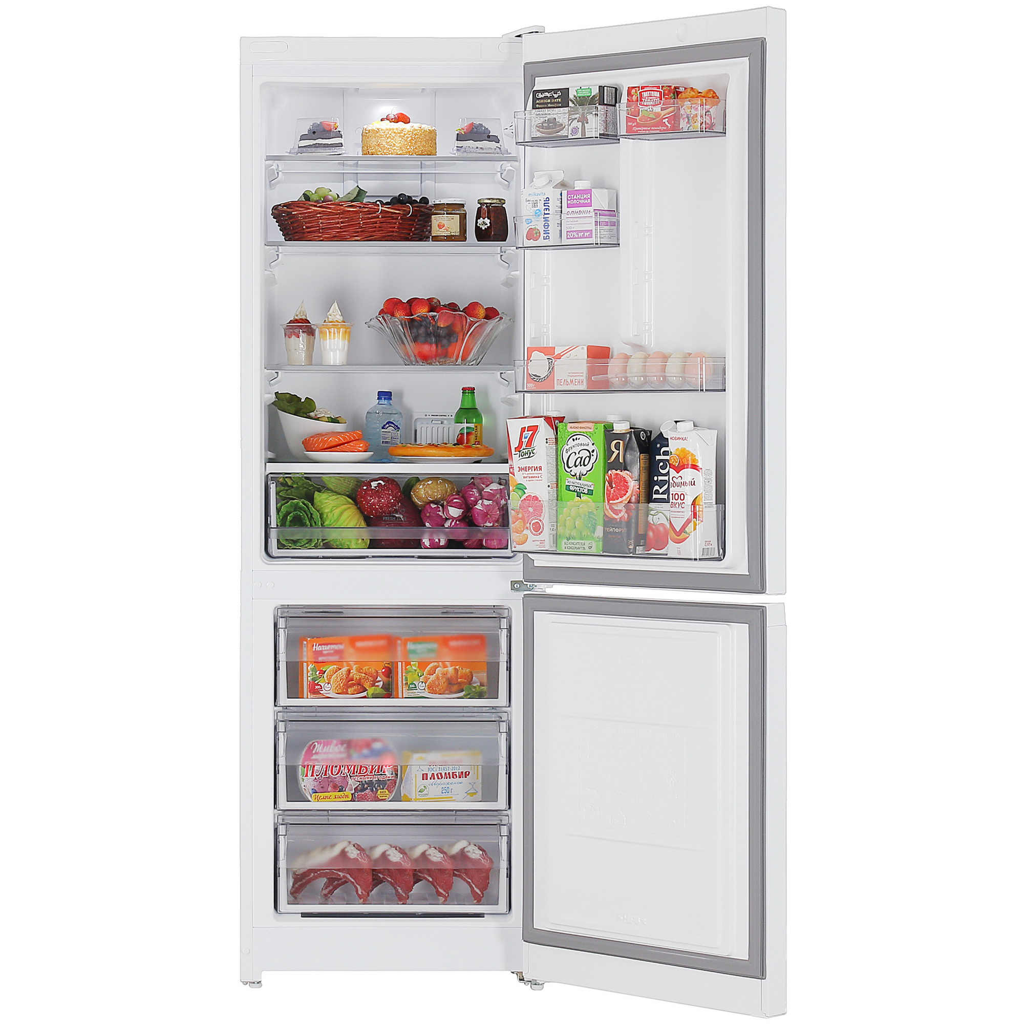 5449115 Холодильник с морозильником   Hotpoint HT 5180 W белый STDN-0065420 - Вид №5